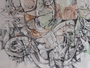 Kees Okx - Zonder titel kopen? Bied vanaf 20!