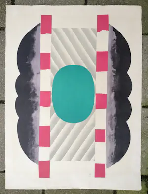 Kumi Sugai - untitled, geometric abstract kaufen? Bieten Sie von 100!