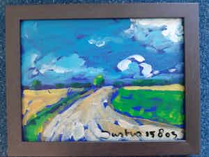 Justus Donker - Gronings landschap verkocht voor € 30!