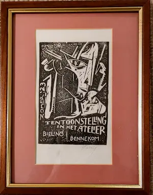 Herman Bieling - Aankondiging expositie kaufen? Bieten Sie von 35!