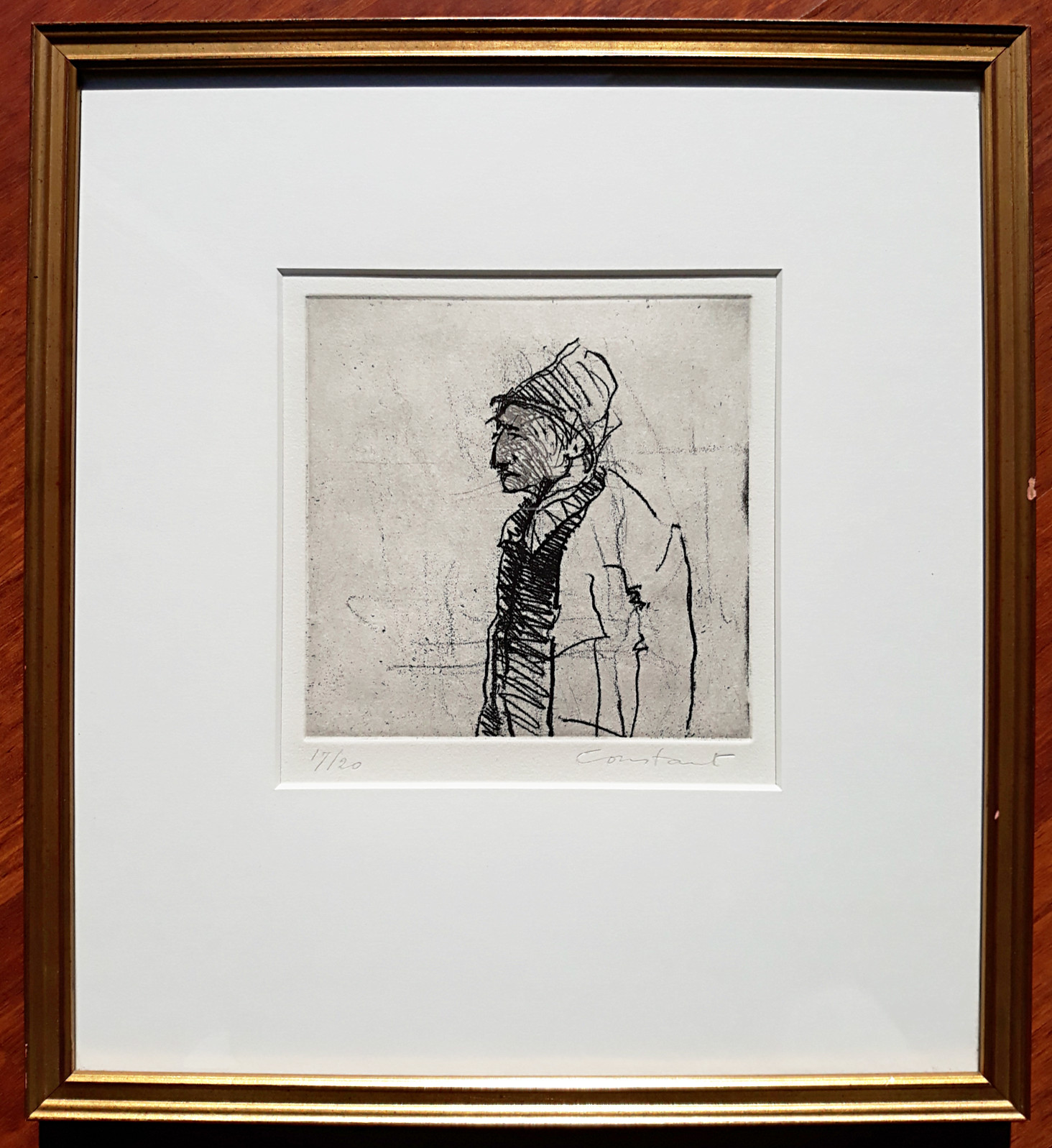Constant - Boer Cor, ets (mooi ingelijst) kopen? Bied vanaf 395!