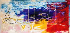 Piotr Konkel - zonder titel op paneel verkocht voor € 110!