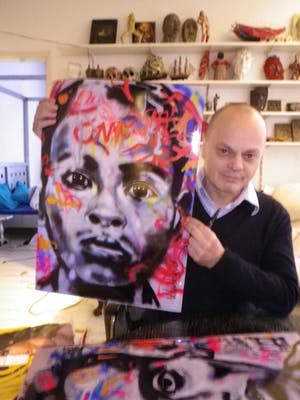 Peter Klashorst - Portretten van S21 expositie (serie van 5 werken) kopen? Bied vanaf 150!