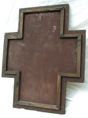 Klaas Pijlman - Chamotte / Aardewerk op paneel , Duif & Pax Christi - ca. 1970 kopen? Bied vanaf 25!