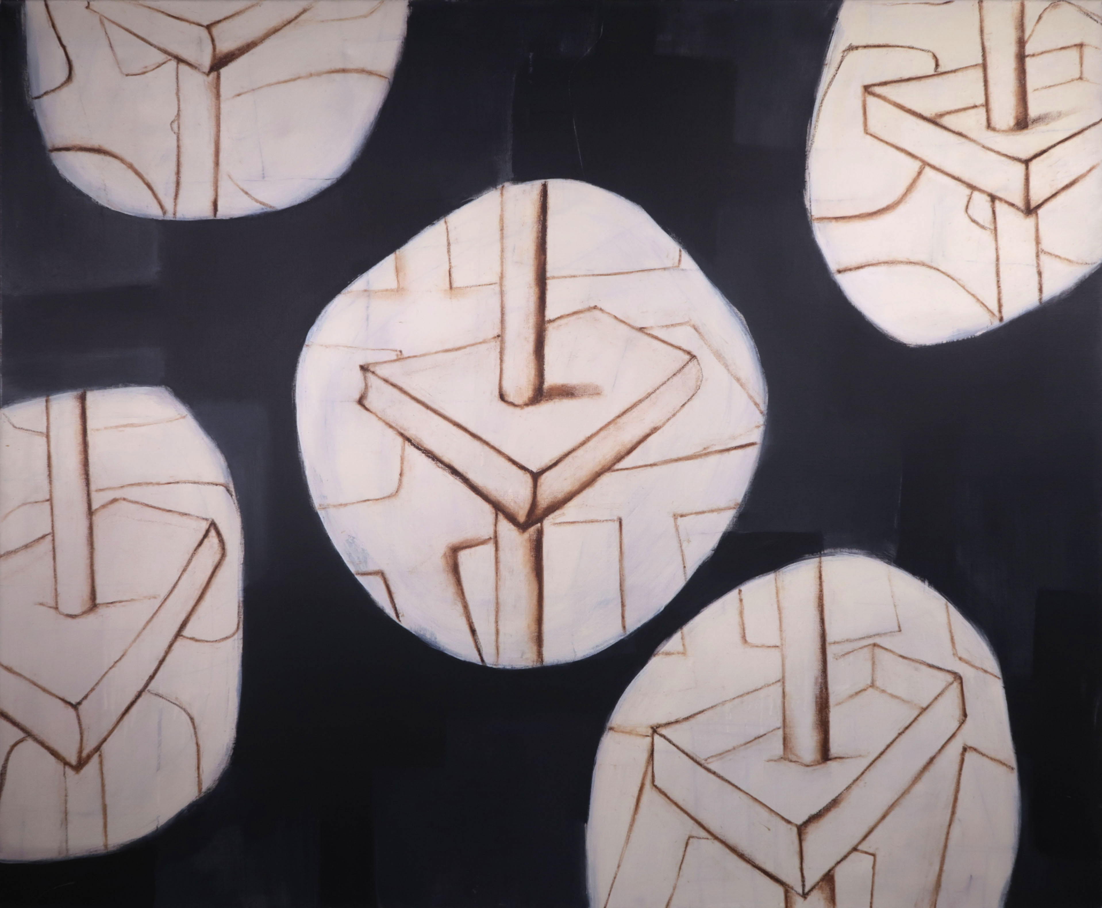 Michel Hoogervorst - Olieverf op doek, Zonder titel (Groot) kopen? Bied vanaf 150!