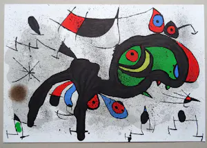 Joan Miro - "Le bélier fleuri" (de bloeiende ram) , original lithografie DLM, Maeght 1971 kopen? Bied vanaf 139!