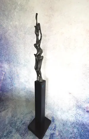 Ety Bagchus - Etienne groot Brons abstract sculptuur Apeldoorn - Lommel kopen? Bied vanaf 800!