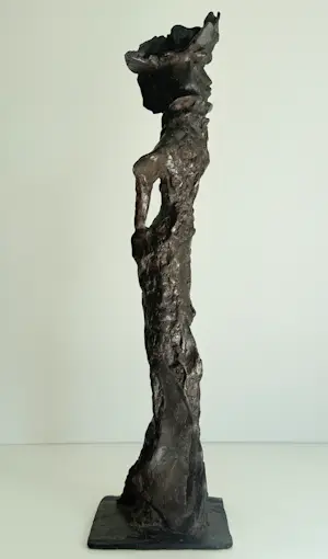 Theo van der Nahmer - bronzen sculptuur | 'Joffer' (Groot werk) kopen? Bied vanaf 1500!