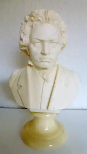 Niet of onleesbaar gesigneerd - A. Giannelli - Buste Ludwig von Beethoven verkocht voor € 1!