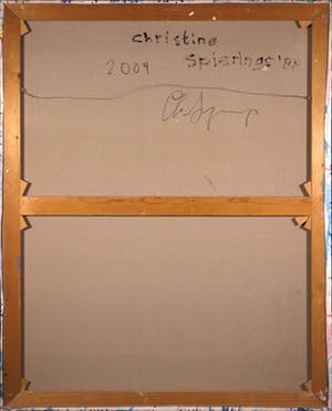 Christine Spierings - Olieverf op doek, z.t. Cocon (Groot) kopen? Bied vanaf 1!