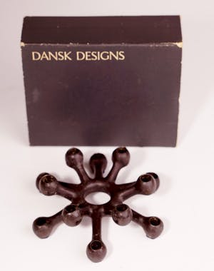 Jens Quistgaard - Jens Quistgaard for Dansk Design - kandelaar in originele doos - gemerkt -1955 kopen? Bied vanaf 1!