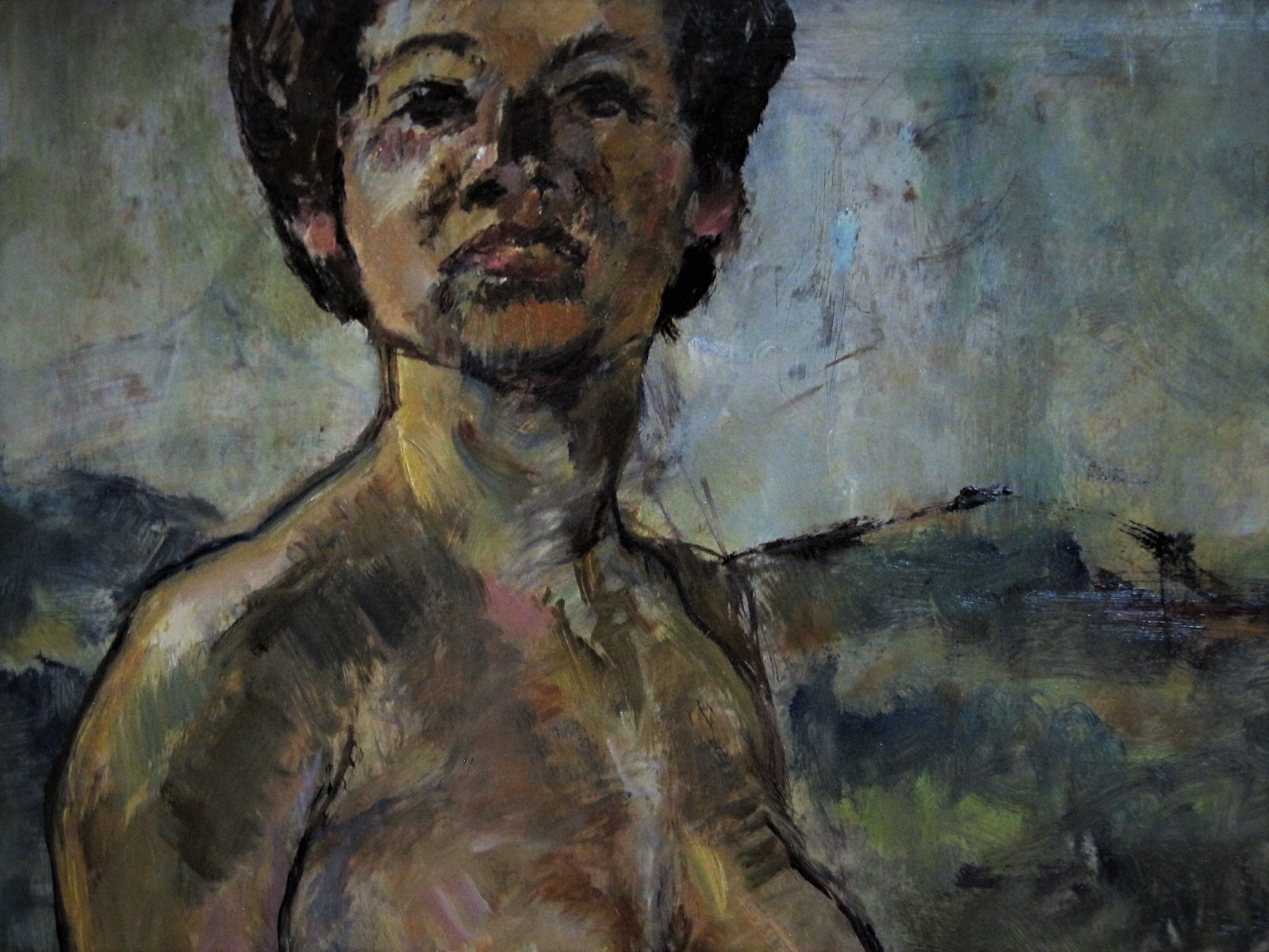 Josef Santen - GROOT impressionistisch olieverf "Naakte vrouw in de Duinen" kopen? Bied vanaf 1!