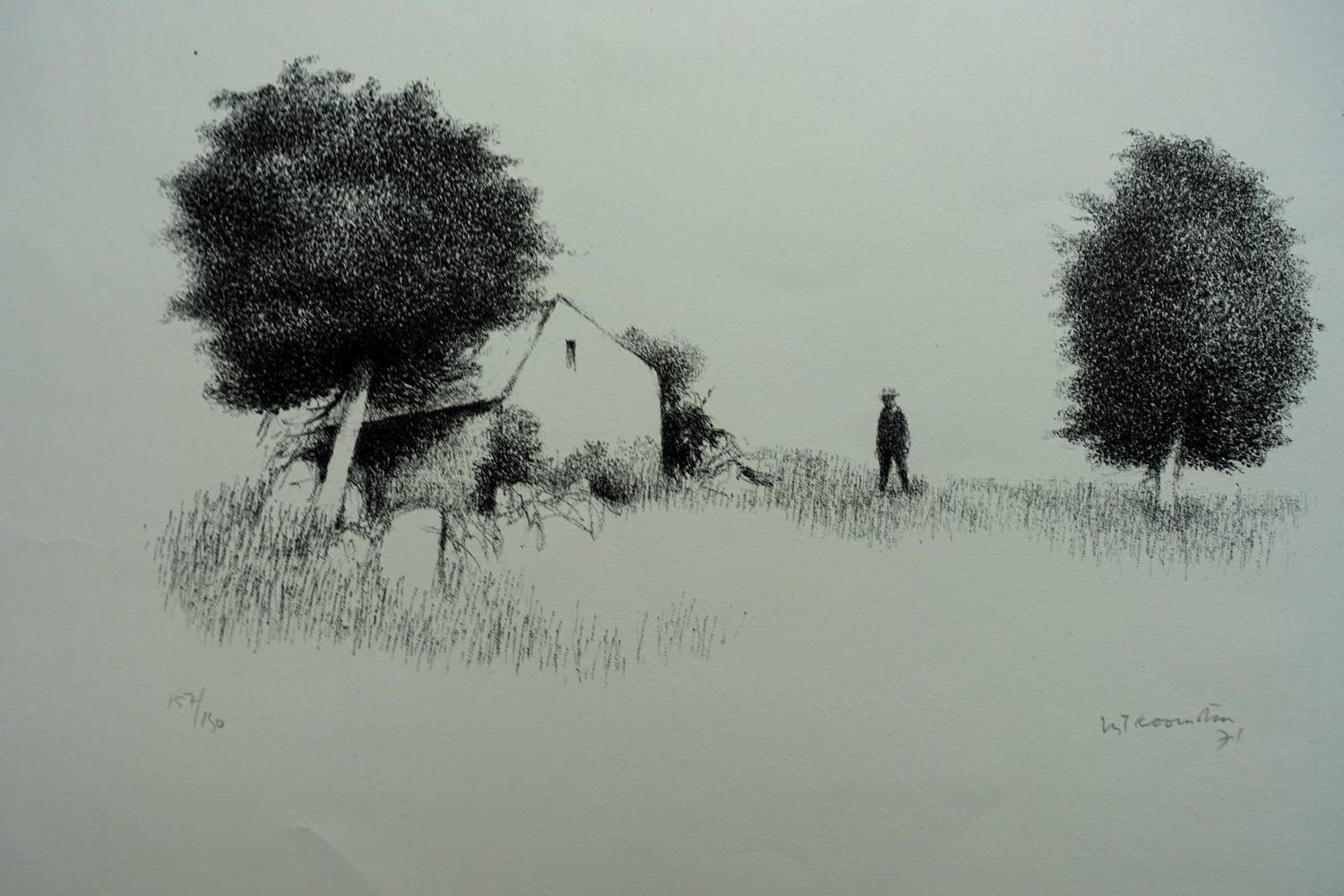 Metten Koornstra - KLEIN LANDSCHAP verkocht voor € 35!