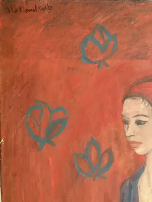 Niels Hamel - zonder titel - olieverf op doek - gesigneerd - 1955 kopen? Bied vanaf 80!