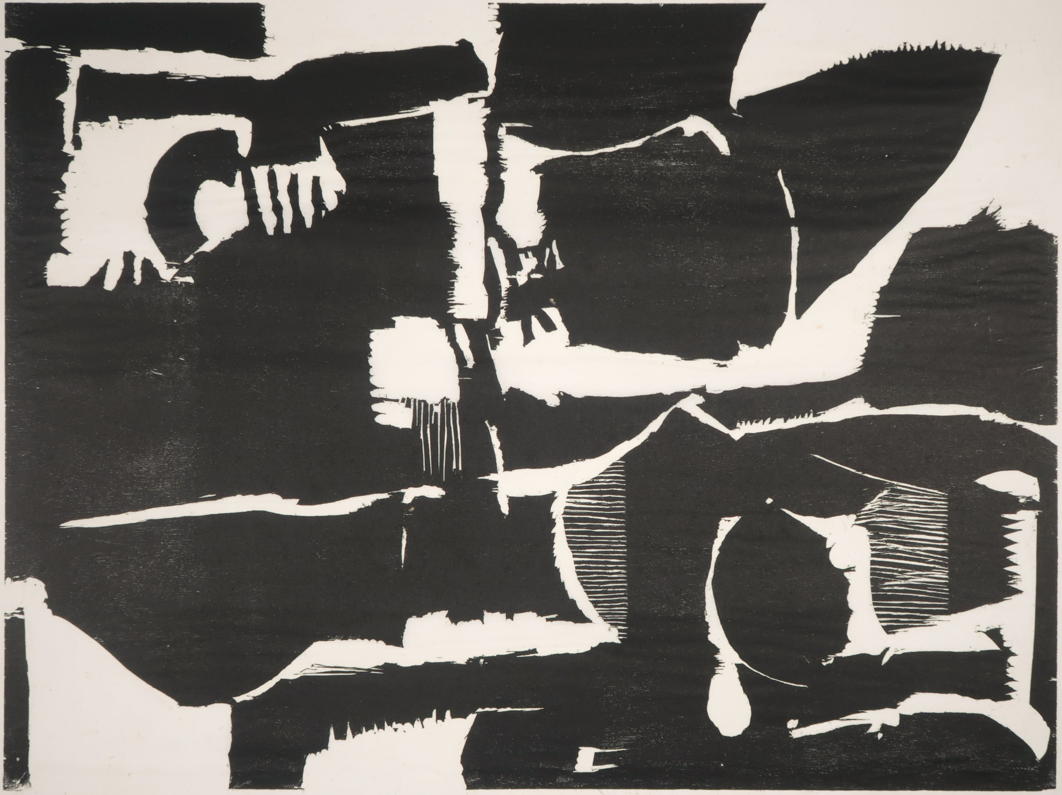 Guillaume Le Roy - Houtsnede, Zonder titel verkocht voor € 35!