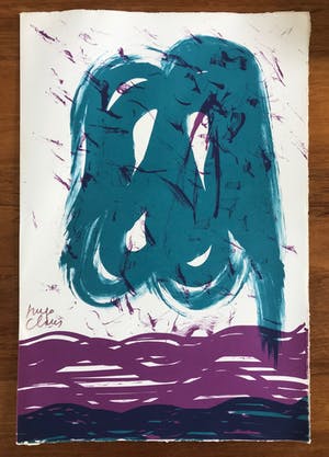 Hugo Claus - Kleurenlitho - Fuga - Herfst 2 - 1979 - 105/300 kopen? Bied vanaf 75!