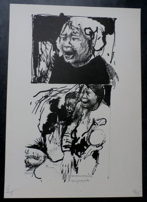 Willem Snitker - Litho - "Andromache" - 1971 kopen? Bied vanaf 40!
