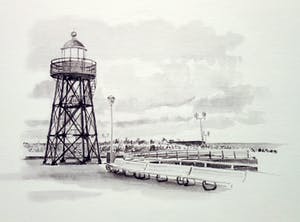 Frans Room - Lot van 15 originele tekeningen - Bakens en boeien Zuid Holland kopen? Bied vanaf 150!