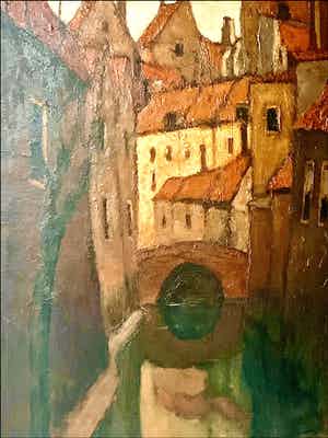 Maria Henry Mackenzie - Brugge - Stadsgezicht/gracht verkocht voor € 825!