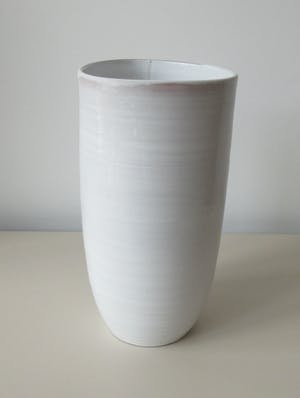 Pottenbakkerij Nagtegaal - Drie witte aardewerk vazen kopen? Bied vanaf 30!