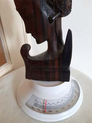 Godin hoofd uit Indonesië, Eben Wood verkocht voor € 1!