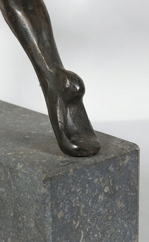 Jos Oehlen - Sierlijke brons van een turnster kopen? Bied vanaf 350!