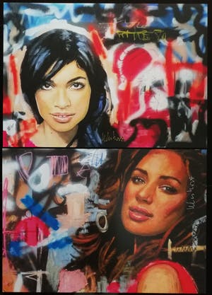 Peter Klashorst - Pop Art (2 verschillende) kopen? Bied vanaf 60!