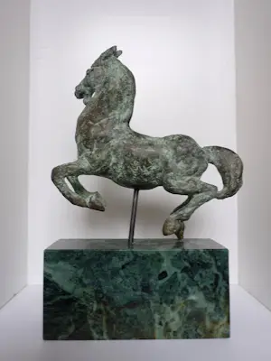 Margot Hudig-Heldring - "springend paard" in brons. kopen? Bied vanaf 325!