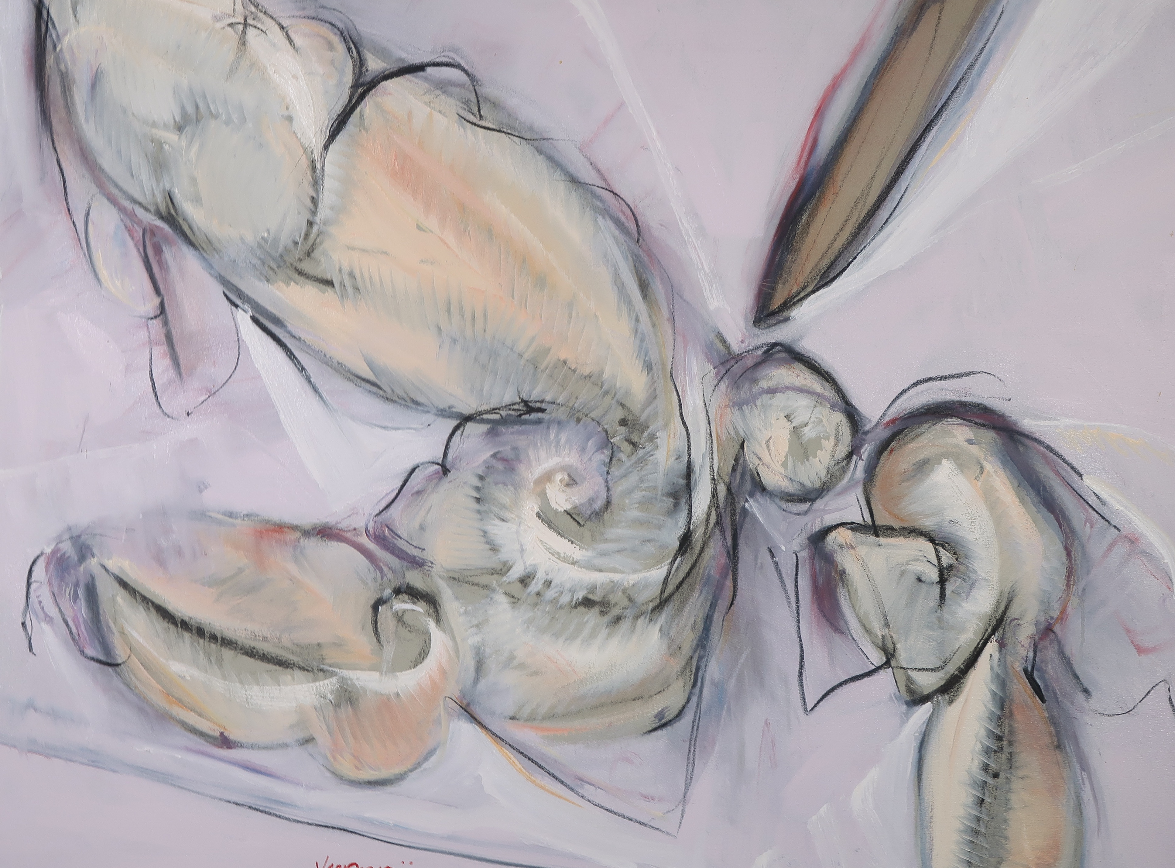 Peter John Voormeij - Olieverf op doek, The mouth of sleep - Ingelijst (Groot) kopen? Bied vanaf 300!