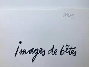 Corneille - Gesigneerd - "Images de bêtes" - Speciale uitgave bevat 12 Screen prints - 1986 kopen? Bied vanaf 80!