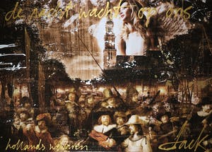 Jack Liemburg - Gemengde techniek op doek, De nacht wacht op ons (Groot) kopen? Bied vanaf 500!