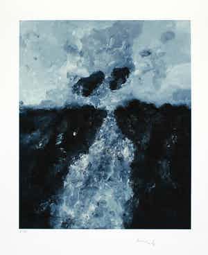 Armando - Handgesigneerde giclee: Landschap verkocht voor € 119!