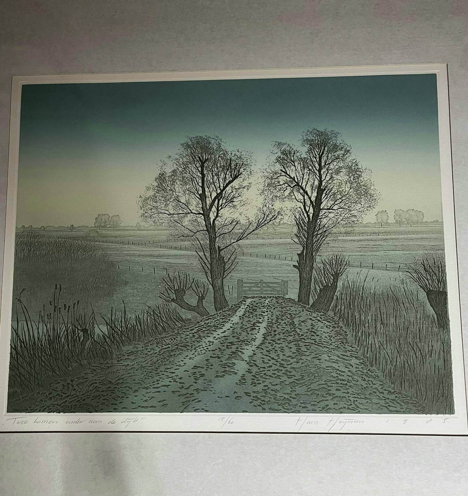 Hans Heijman - Twee bomen onder aan de dijk kopen? Bied vanaf 40!