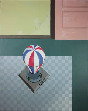 Kees Balvers - Acryl op doek, Caroussel - Ingelijst kopen? Bied vanaf 100!