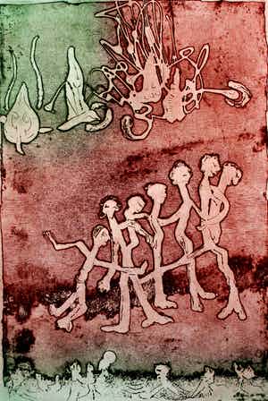 Jan Montyn - Ets: Respect - 2005 verkocht voor € 115!