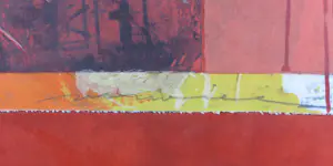 Jos Verwiel - Zeefdruk op stevig papier, Four Strokes - Ingelijst kopen? Bied vanaf 50!