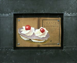 Jan Bollaert - Gemengde techniek op kaft, Valentijn en Wolffried - Ingelijst kopen? Bied vanaf 1!