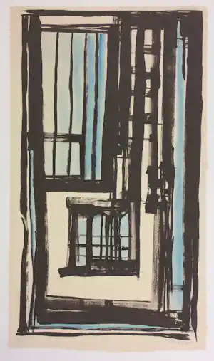 Maria Elena Vieira da Silva - Litho, Balcon verkauft für € 291!