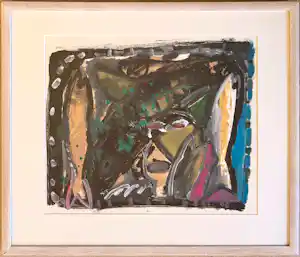 Dominique Chan - Acryl - Ingelijst kopen? Bied vanaf 85!