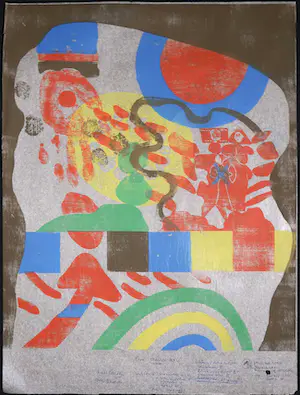 Jef Diederen - Houtsnede, Lot met drie proefdrukken kopen? Bied vanaf 35!