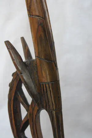 Bamana - Twee Uitermate Mooie Houten Bamana Ci Wara Sculpturen (Begin 20e eeuw) kopen? Bied vanaf 50!