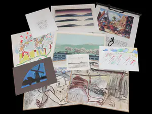 Hanny Reneman - en andere! - Lot van 10 werken op papier kaufen? Bieten Sie von 1!