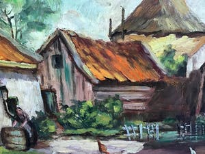 Niet of onleesbaar gesigneerd - Boerenerf kopen? Bied vanaf 1!