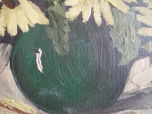 Robert De Man - Prachtig stilleven met margrieten in vaas kopen? Bied vanaf 5!