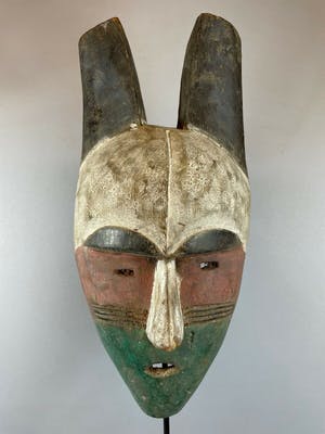 Igbo - 220334 African mask from the Igbo - Nigeria. kopen? Bied vanaf 45!