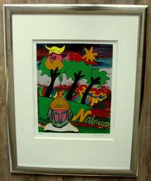 Corneille - Ingelijste litho: Nabucco - 1990 (mooie lijst!) verkocht voor € 295!