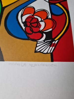 Maartje Wijngaarden - Zonder titel - Gesigneerd - E/A kopen? Bied vanaf 40!