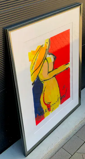 Herman Brood - Ingelijste zeefdruk: Naked beauty(prachtige lijst!) kopen? Bied vanaf 695!