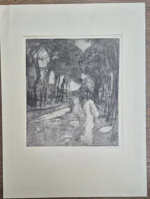 Jan Altink - Groninger dorpsgezicht - handgesigneerd en gedateerd kopen? Bied vanaf 375!