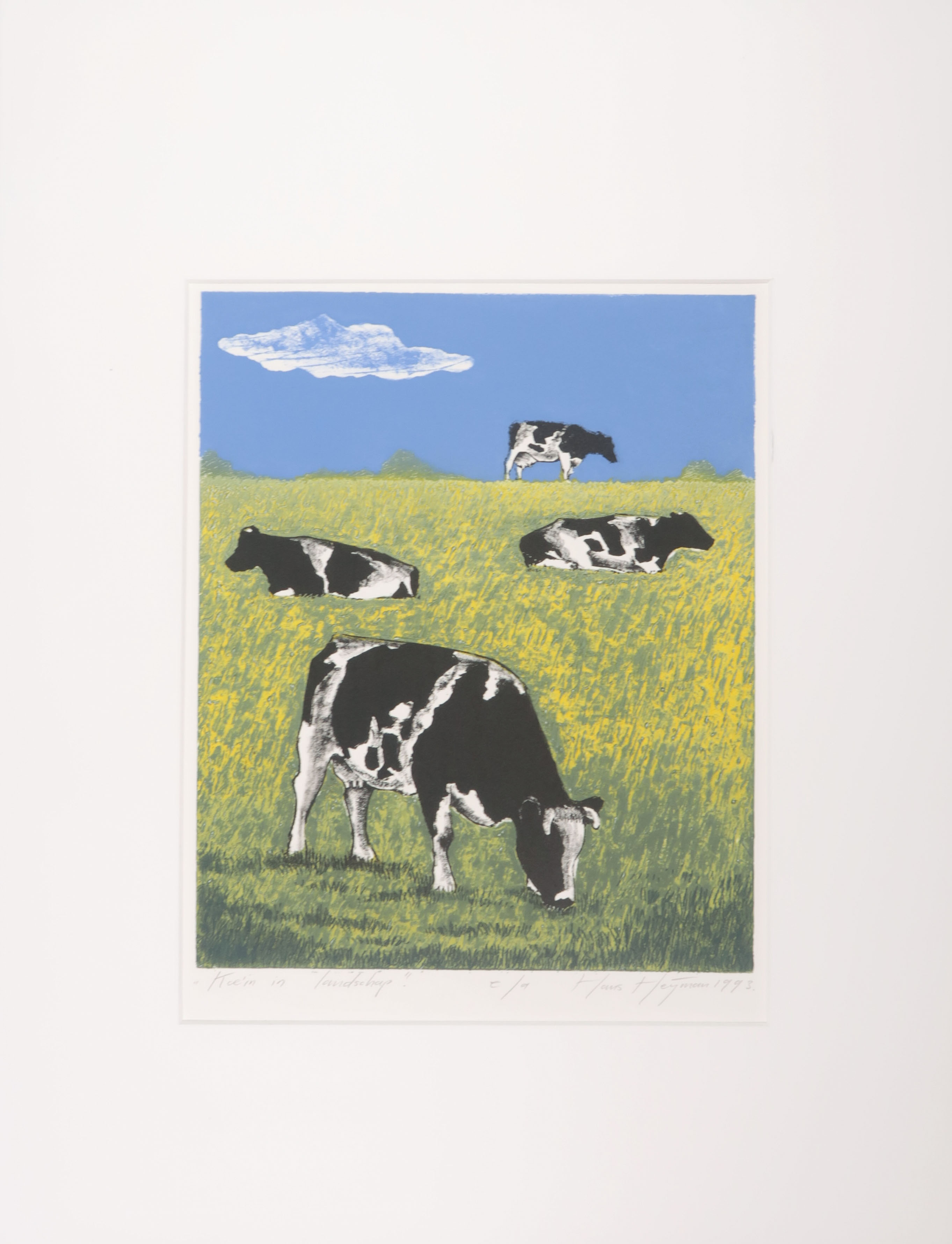 Hans Heijman - Kleurenets, Koeien in landschap kopen? Bied vanaf 1!